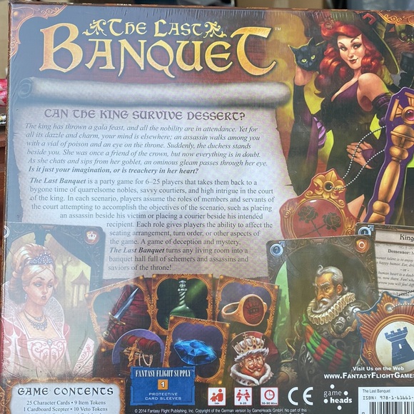 Board game – the Last Banquet, new sealed - Picture 2 of 2